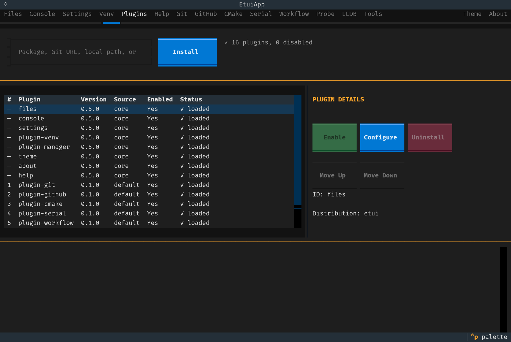 etui — Plugin manager
