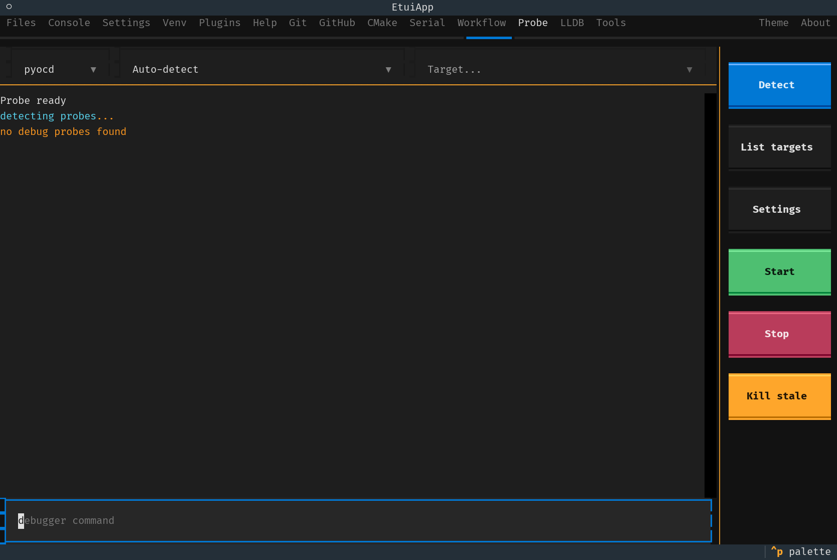 etui — Debug probe plugin