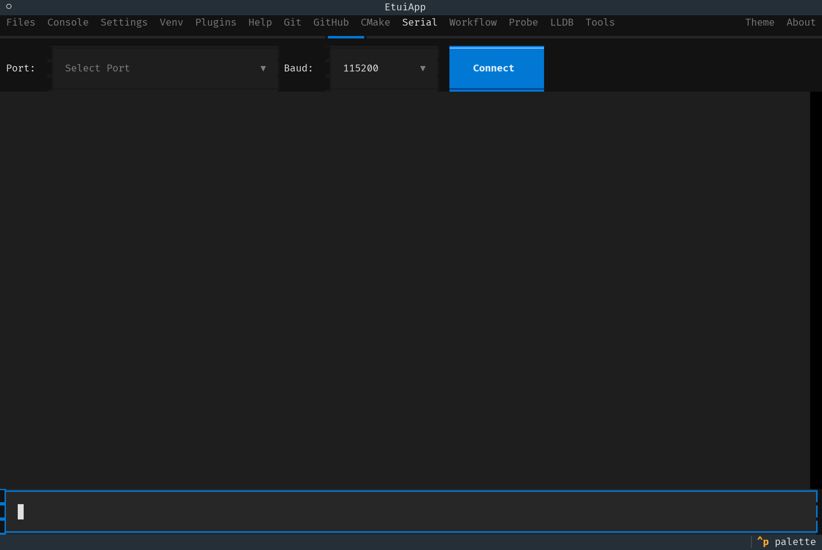 etui — Serial plugin
